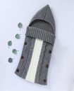Grey Pink Crib Baby Cart Envelope Crochet Sleeping Bag for Babies 74x35cm